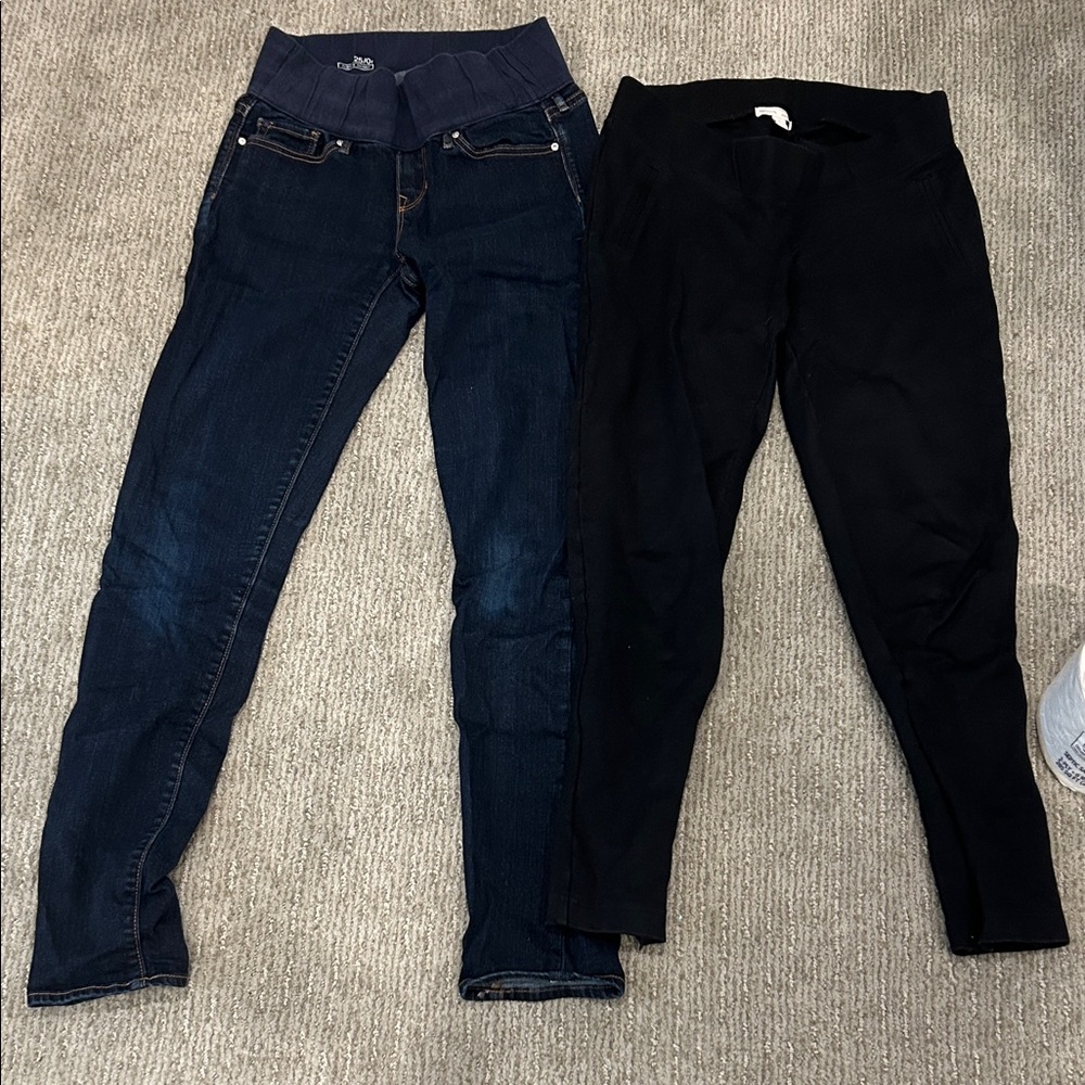 GAP Women's Blue and Black Jeggings